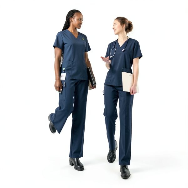 Carhartt Womens Medical Scrub Shirt Stretch Fabric Pockets-4