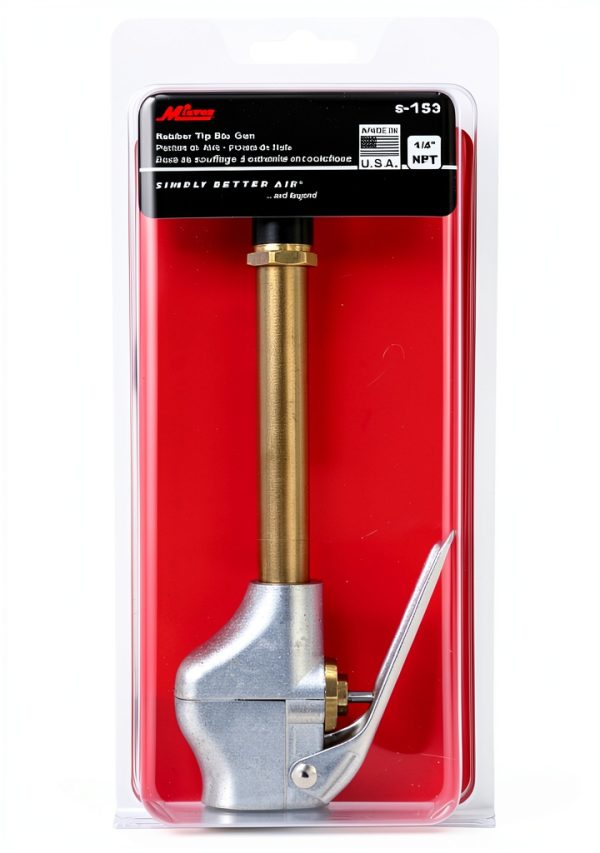 Milton Blow Gun Air Tool Zinc Metal OSHA Compliant-4