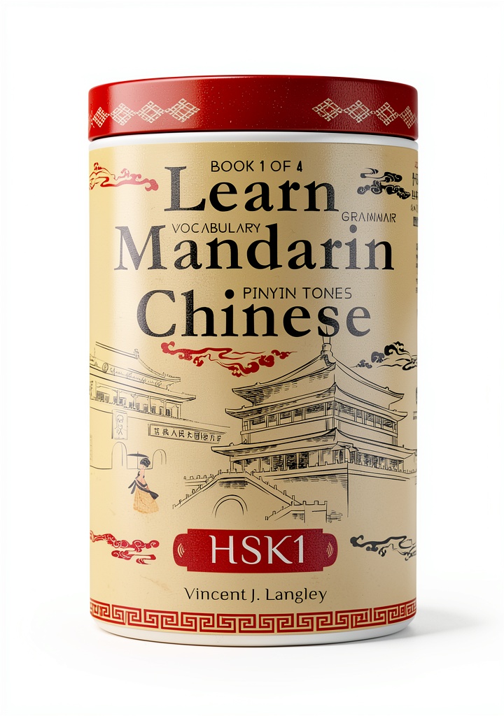 'Learn Mandarin Chinese HSK1 Kindle book open on a tablet'