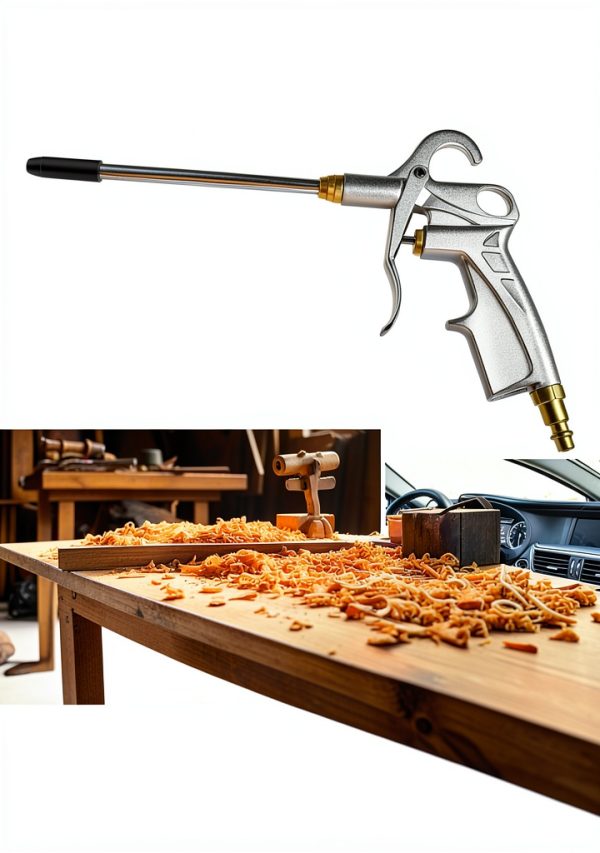 JASTIND Air Blow Gun Metal Durable Workshop Compressor Tool-6