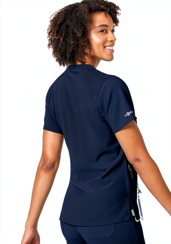 Carhartt Womens Medical Scrub Shirt Stretch Fabric Pockets-3