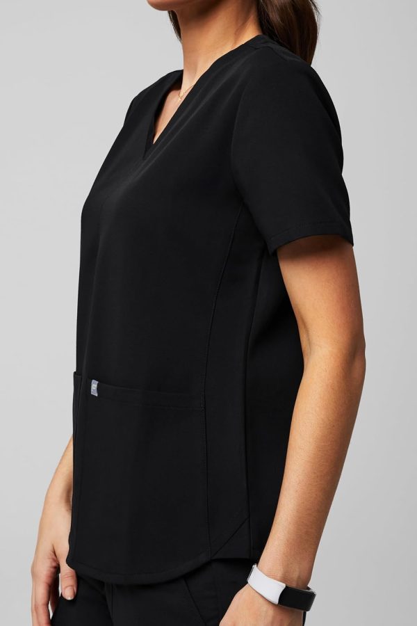 Fabletics Womens Scrub Top MotionTech Fabric V-Neck-2