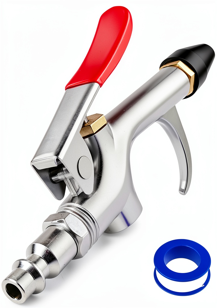 FEAOXYO Air Blow Gun Kit components displayed on workbench