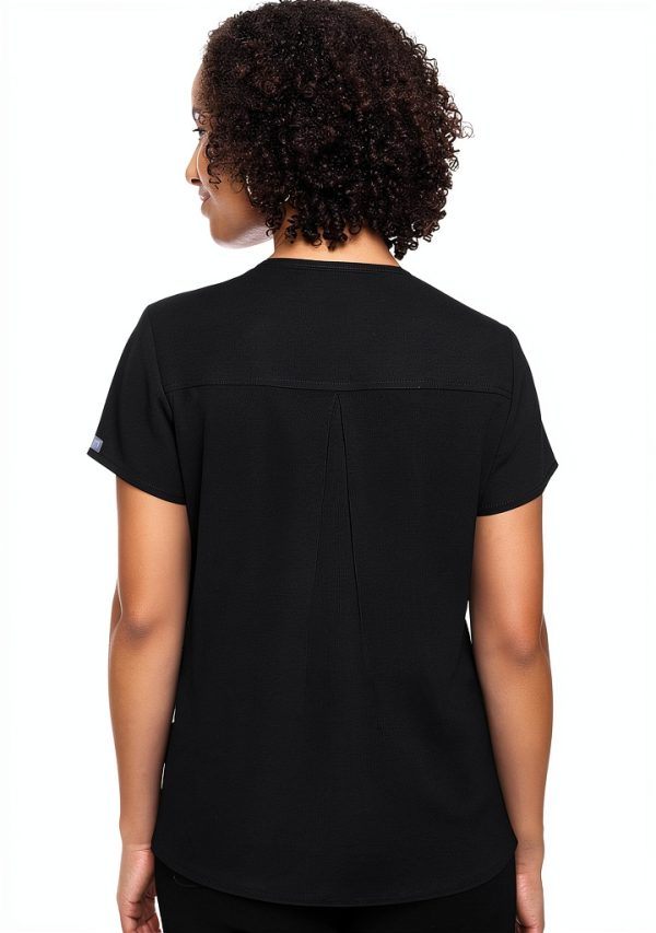 Med Couture Womens Scrub Top V-Neck Lightweight Breathable-3