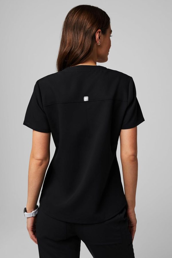 Fabletics Womens Scrub Top MotionTech Fabric V-Neck-1