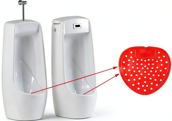 NentMent Urinal Screens Red NM-116-4