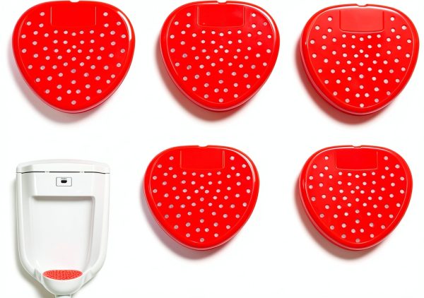 NentMent Urinal Screens Red NM-116-0