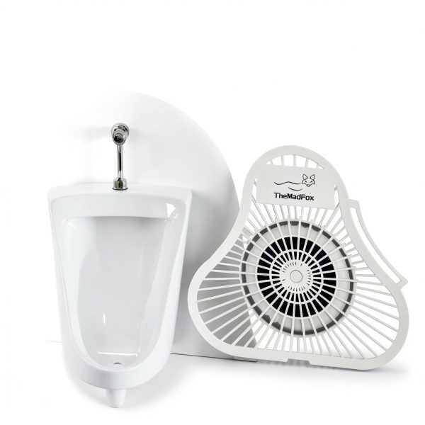 Urinal Screen Deodorizer TheMadFox Bio Block White-1