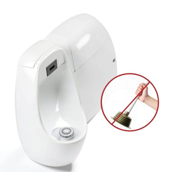 Urinal Screen Deodorizer TheMadFox Bio Block White-3