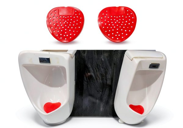 NentMent Urinal Screens Red NM-116-3