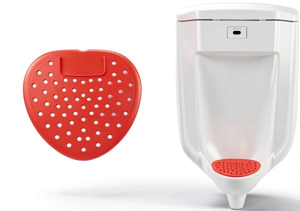NentMent Urinal Screens Red NM-116-1