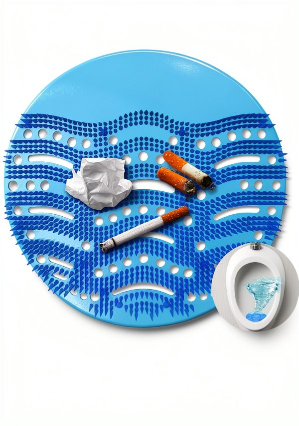 HULAXILOTI Urinal Screen Deodorizer LXBC50 50 Pack Blue Orange-3