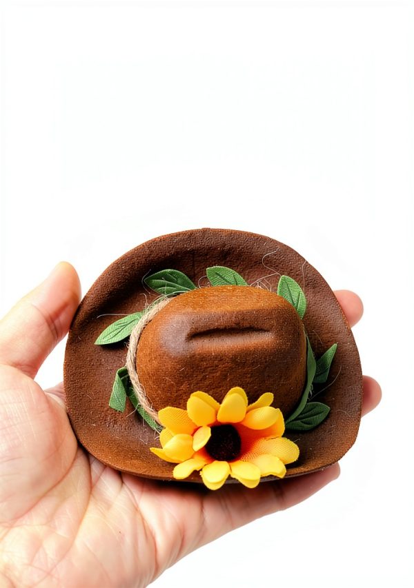 Chicken Hats 2Pcs Tiny Cowboy Hat for Small Pets by LXLVOUEG-5
