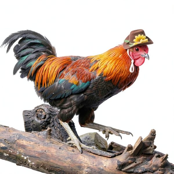 Chicken Hats 2Pcs Tiny Cowboy Hat for Small Pets by LXLVOUEG-3
