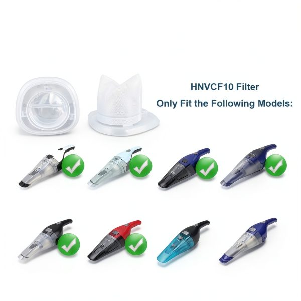 HNVCF10 Filter Replacement Leacheery Vacuum Filters 4 Pack for Black &-2