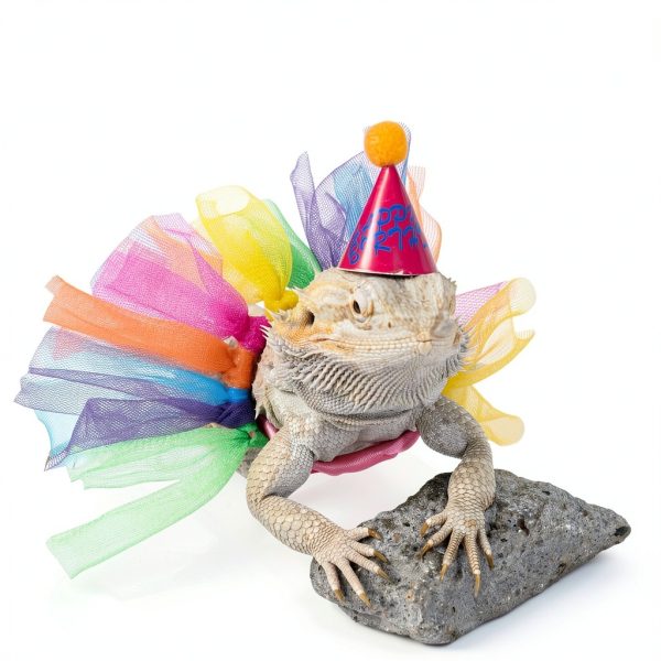 Bearded Dragon Hats by Wodison Adjustable Tutu Skirt Set for Parties-1