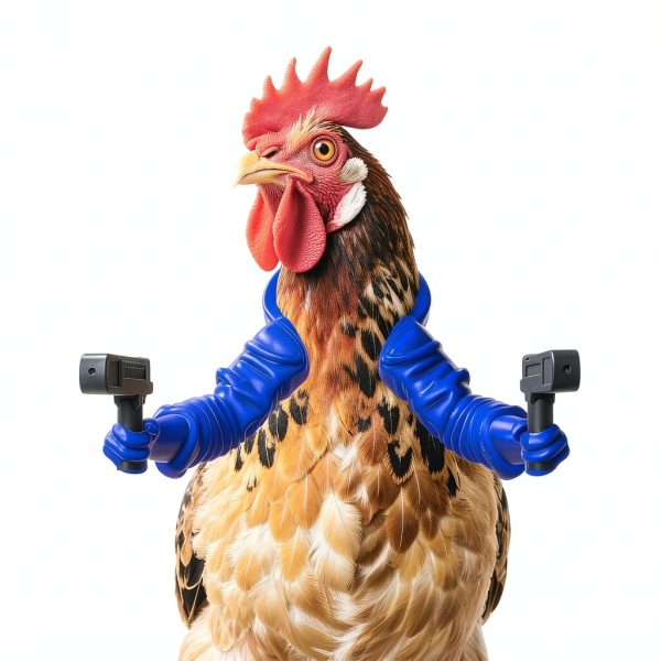 3pcs Plastic Chicken Arms to Put on Chickens, Funny Chicken Costumes with 13pcs Props, Creative Toy Accessories for Chicken Cosplay and Social Media Content-1