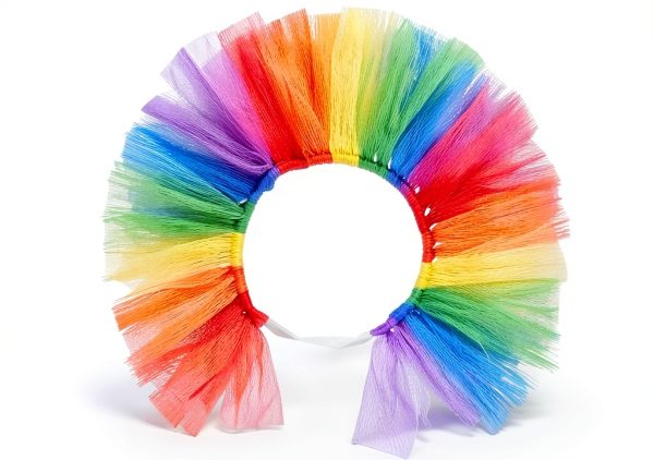 Chicken Tutu Dress Rainbow Skirt by GOESUP – 17.5" Waist, 6" Skirt-0