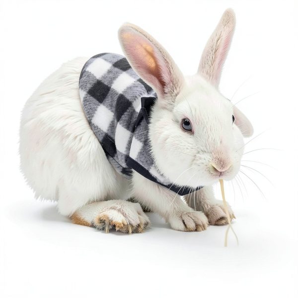 Guinea Pig Clothes TUKOAW Winter Plaid Warm Vest for Small Pets 2-Pack-6