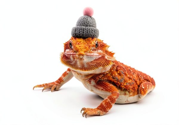 Kajaia 10 Pieces Pet Snake Christmas Hat Hamster Hat with Adjustable Elastic Strap, Snake Ball Hamster Python Lizard Guinea Pig Knitted with Pompon for Small Reptile Animal Decoration Accessories-5